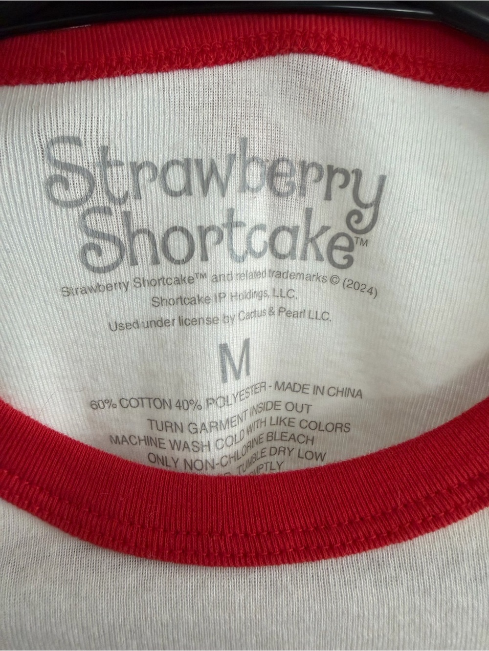 Shortcake Cream & Red Graphic Tee - Picture 3 of 3
